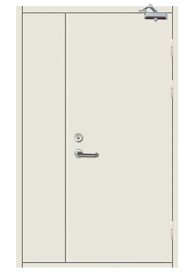 钢质隔热防火门-MW005